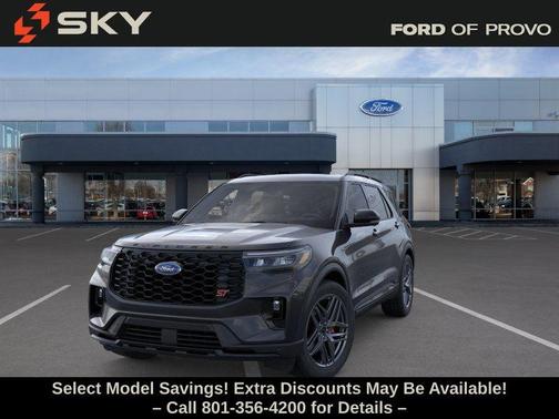 AGATE BLACK METALLIC 2026 Ford Explorer ST