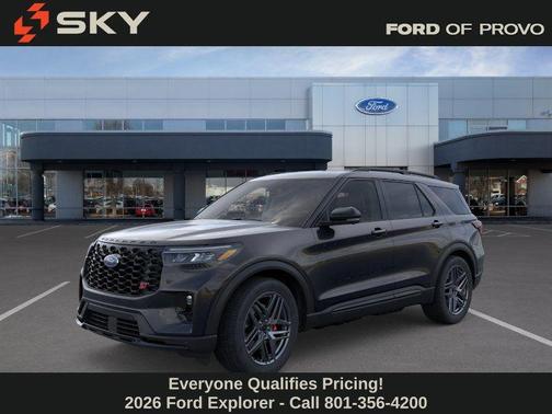 AGATE BLACK METALLIC 2026 Ford Explorer ST