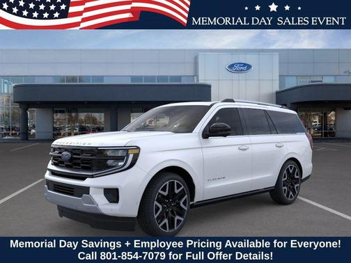 Star White Metallic Tri-Coat 2026 Ford Expedition Platinum