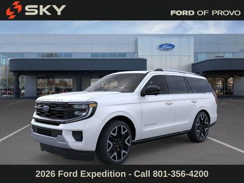 Star White Metallic Tri-Coat 2026 Ford Expedition Platinum