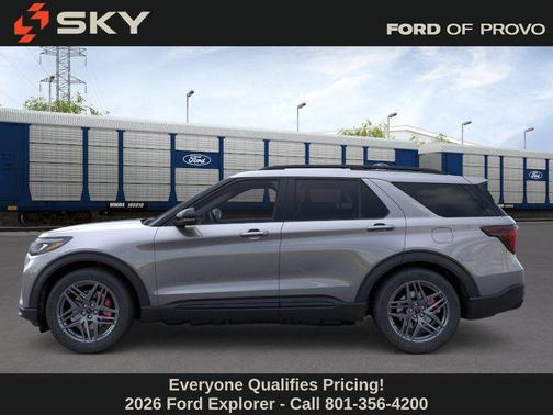 Carbonized Gray Metallic 2026 Ford Explorer ST