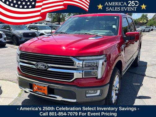 Rapid Red Metallic Tinted Clearcoat 2025 Ford F-150 King Ranch