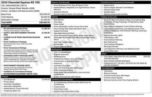 2024 Chevrolet Equinox AWD RS