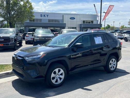 Midnight Black Metallic 2024 Toyota RAV4 LE