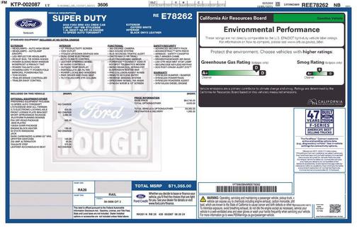 OXFORD WHITE 2024 Ford F-250 Lariat