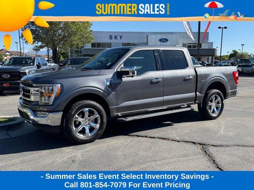 Gray Metallic 2021 Ford F-150 Lariat