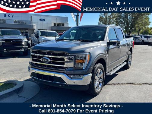 Gray Metallic 2021 Ford F-150 Lariat