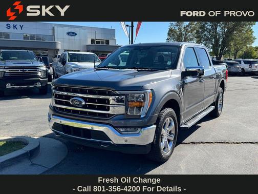 Gray Metallic 2021 Ford F-150 Lariat
