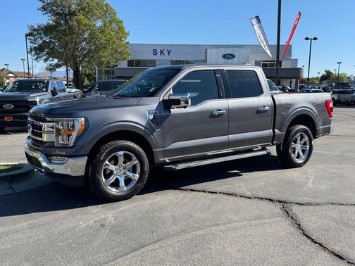 Gray Metallic 2021 Ford F-150 Lariat
