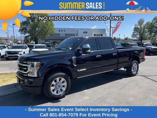 Black Metallic 2022 Ford F-350 Platinum