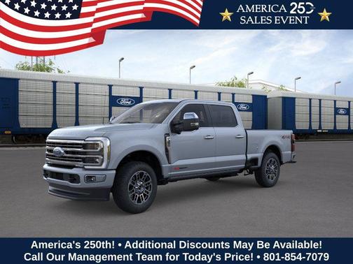 Glacier Gray Metallic TriCoat 2026 Ford F-350 Platinum
