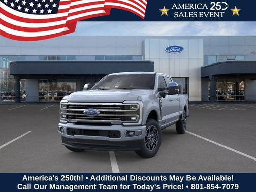 Glacier Gray Metallic TriCoat 2026 Ford F-350 Platinum