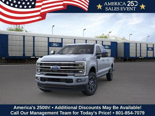 Glacier Gray Metallic TriCoat 2026 Ford F-350 Platinum