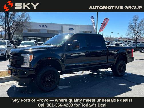 Black 2018 Ford F-350 Platinum