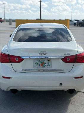 Moonlight White 2015 INFINITI Q50 Premium