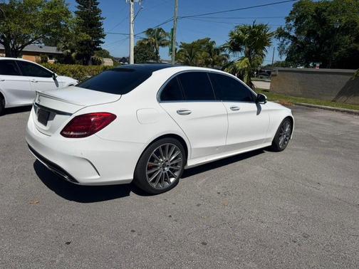 White 2018 Mercedes-Benz C-Class C 300 Sedan