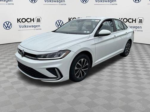 Pure White 2025 Volkswagen Jetta 1.5T S