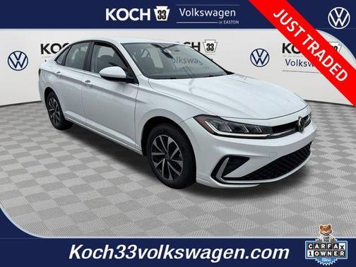 Pure White 2025 Volkswagen Jetta 1.5T S