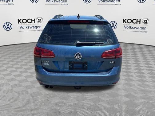 Blue 2016 Volkswagen Golf SportWagen S