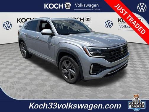 Silver Bird Metallic 2024 Volkswagen Atlas Cross Sport 2.0T SEL R-Line