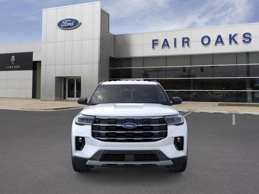 Star White Metallic Tri-Coat 2026 Ford Explorer Active