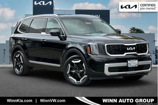 Ebony Black 2024 Kia Telluride EX
