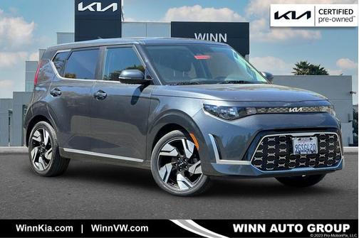 Gray 2023 Kia Soul GT-Line