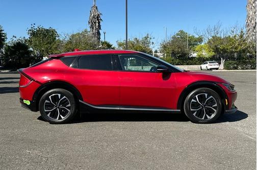 Red 2023 Kia EV6 Wind