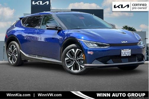 Blue 2023 Kia EV6 Wind