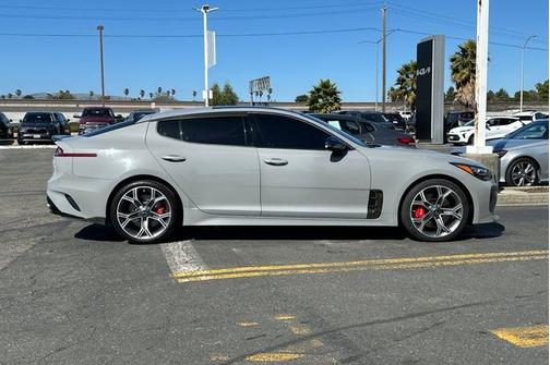 Ceramic White 2021 Kia Stinger GT1