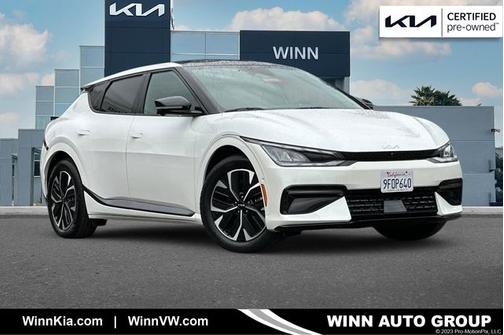 Snow White Pearl 2023 Kia EV6 GT-Line