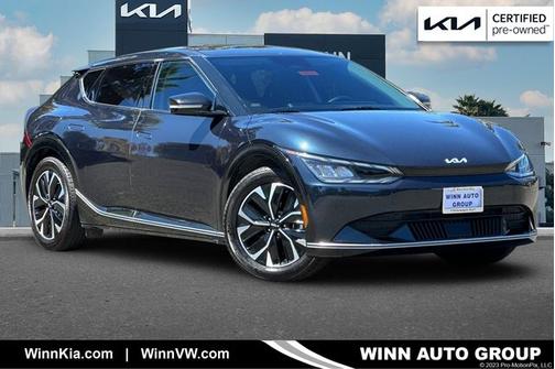 Blue 2023 Kia EV6 Wind