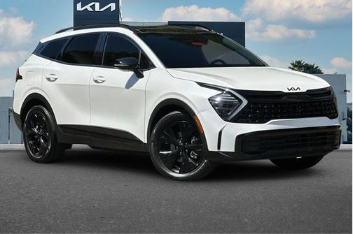 Snow White Pearl 2025 Kia Sportage Plug-In Hybrid X-Line