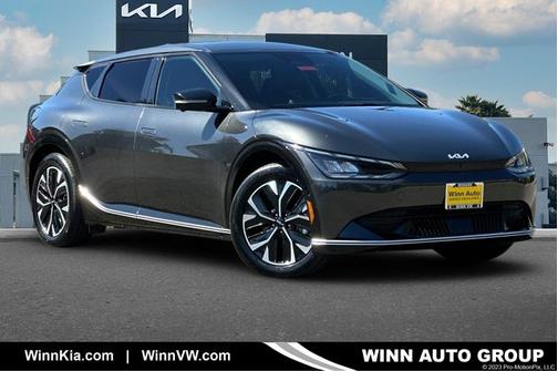 Gray 2023 Kia EV6 Wind