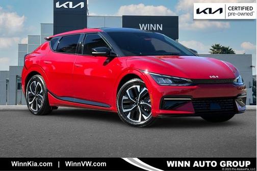 Red 2023 Kia EV6 GT-Line