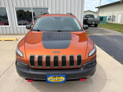 Orange 2014 Jeep Cherokee Trailhawk