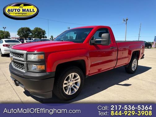 Red 2014 Chevrolet Silverado 1500 Work Truck 1WT