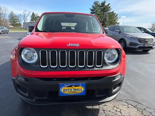 Red 2015 Jeep Renegade Sport