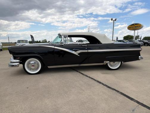 Black 1956 Ford Fairlane Sunliner