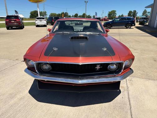 Red 1969 Ford Mustang Mach 1