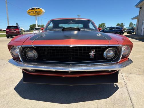 Red 1969 Ford Mustang Mach 1