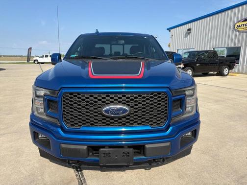 Blue 2018 Ford F-150 Lariat
