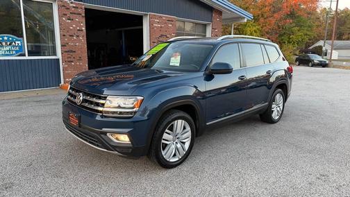 Tourmaline Blue Metallic 2019 Volkswagen Atlas 3.6L SEL