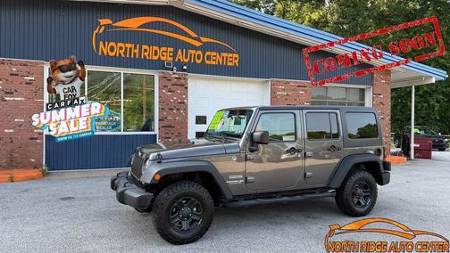 Granite Crystal Metallic Clear Coat 2017 Jeep Wrangler Unlimited Sport