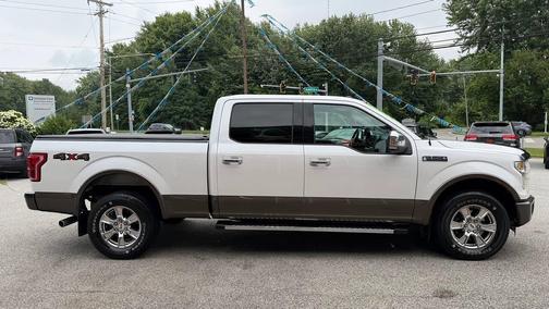 White Platinum Metallic Tri-Coat 2015 Ford F-150 Lariat
