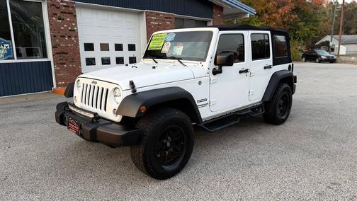 Bright White Clearcoat 2017 Jeep Wrangler Unlimited Sport