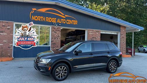 Deep Black Pearl 2021 Volkswagen Tiguan 2.0T SE 4MOTION