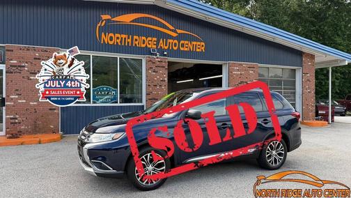 Cosmic Blue Metallic 2017 Mitsubishi Outlander ES S-AWC