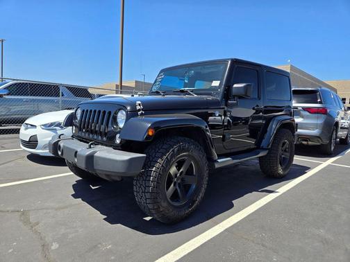 Black Clearcoat 2015 Jeep Wrangler Sahara