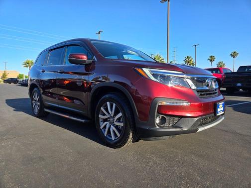 Maroon 2020 Honda Pilot 2WD EX-L